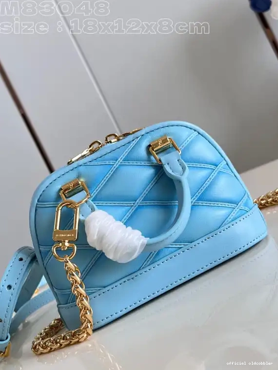 Official oldcobbler LOUIS Nano VUITTON Alma-18*12*8cm 0624